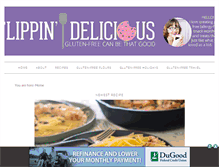 Tablet Screenshot of flippindelicious.com